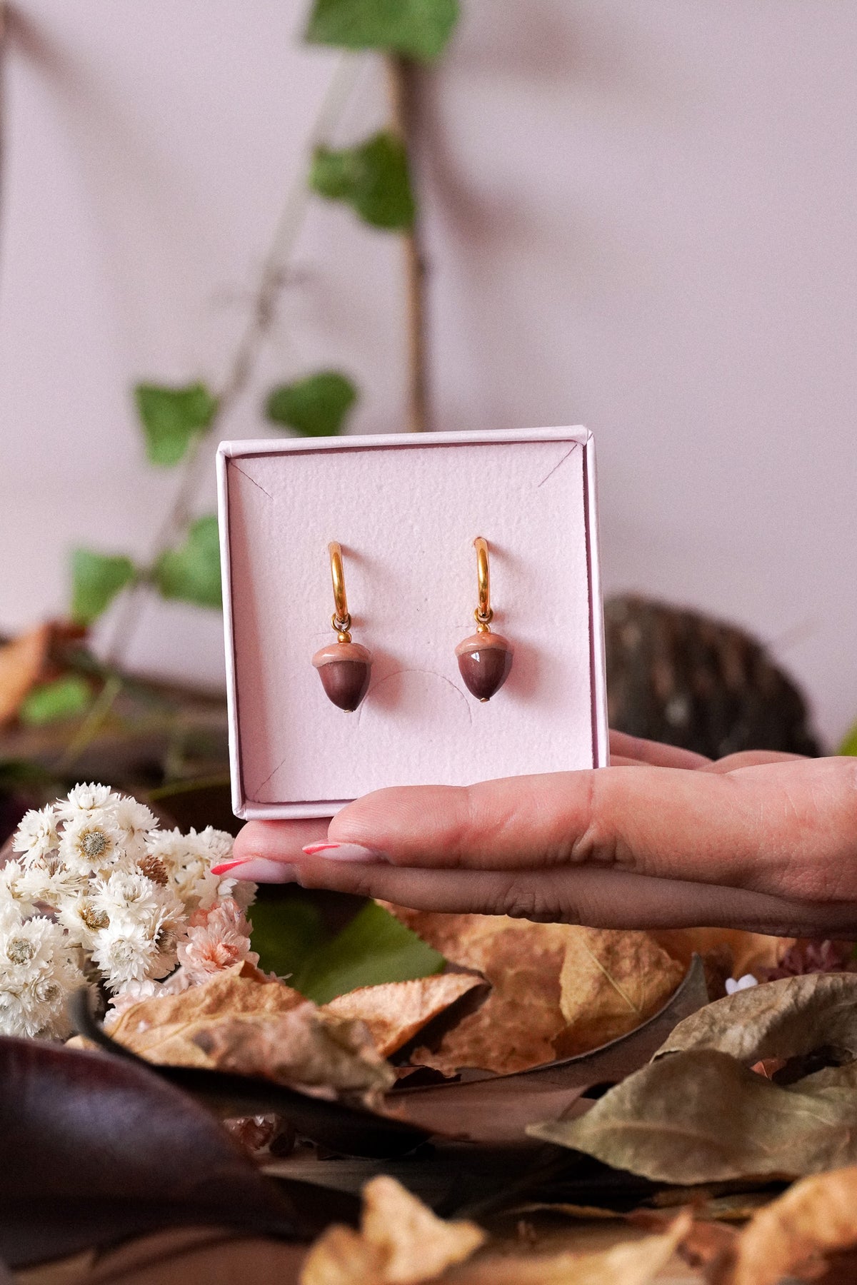 Boucles d'oreilles Glands