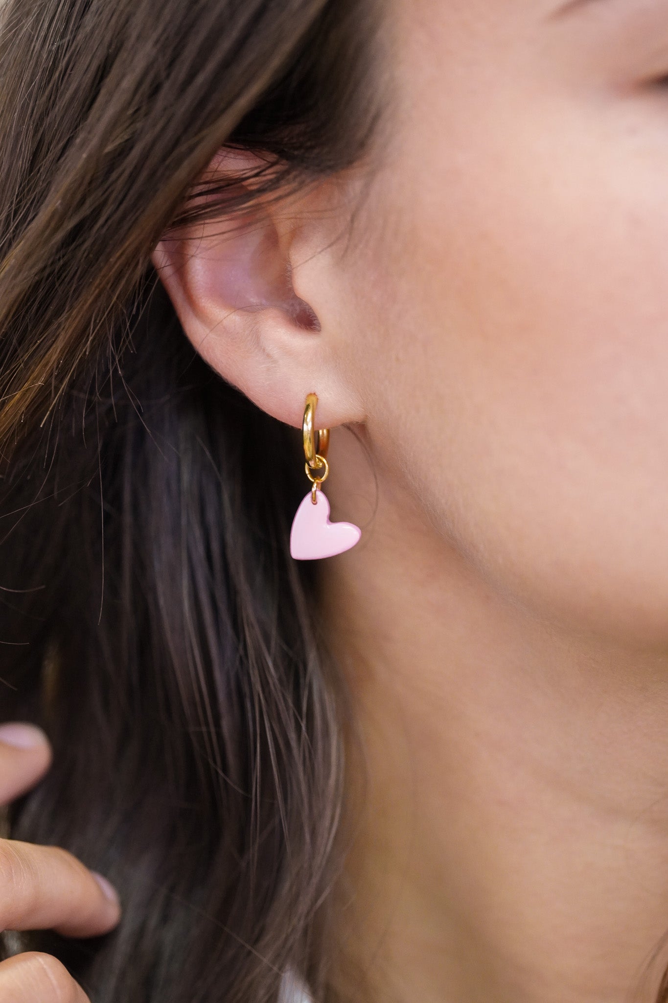 Boucles d’oreilles créoles Anna - charms interchangeables