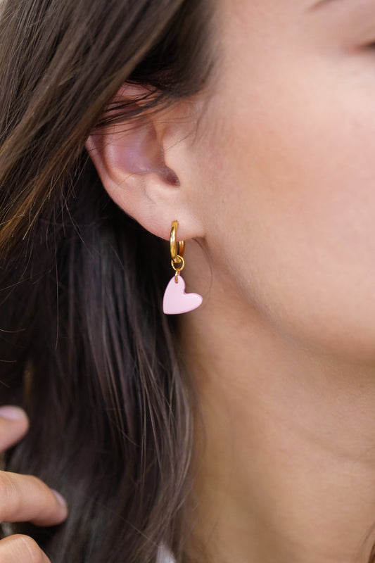 Boucles d’oreilles créoles Anna - charms interchangeables