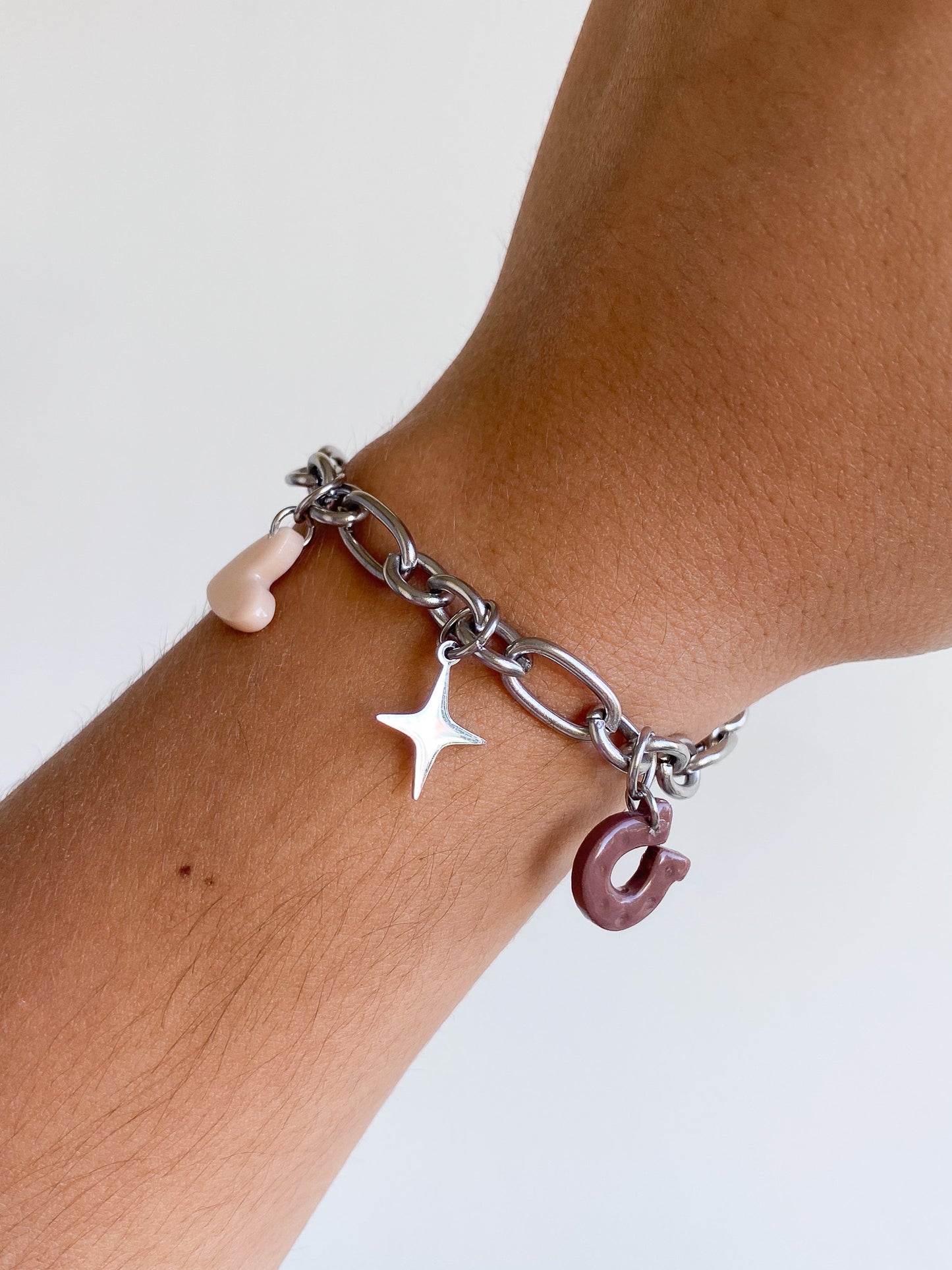 Bracelet argent Orthense- charms personnalisables