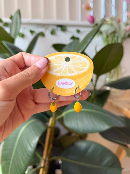 Boucles d'oreilles Citron