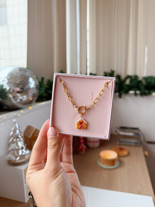 Collier Maison en pain d'épice