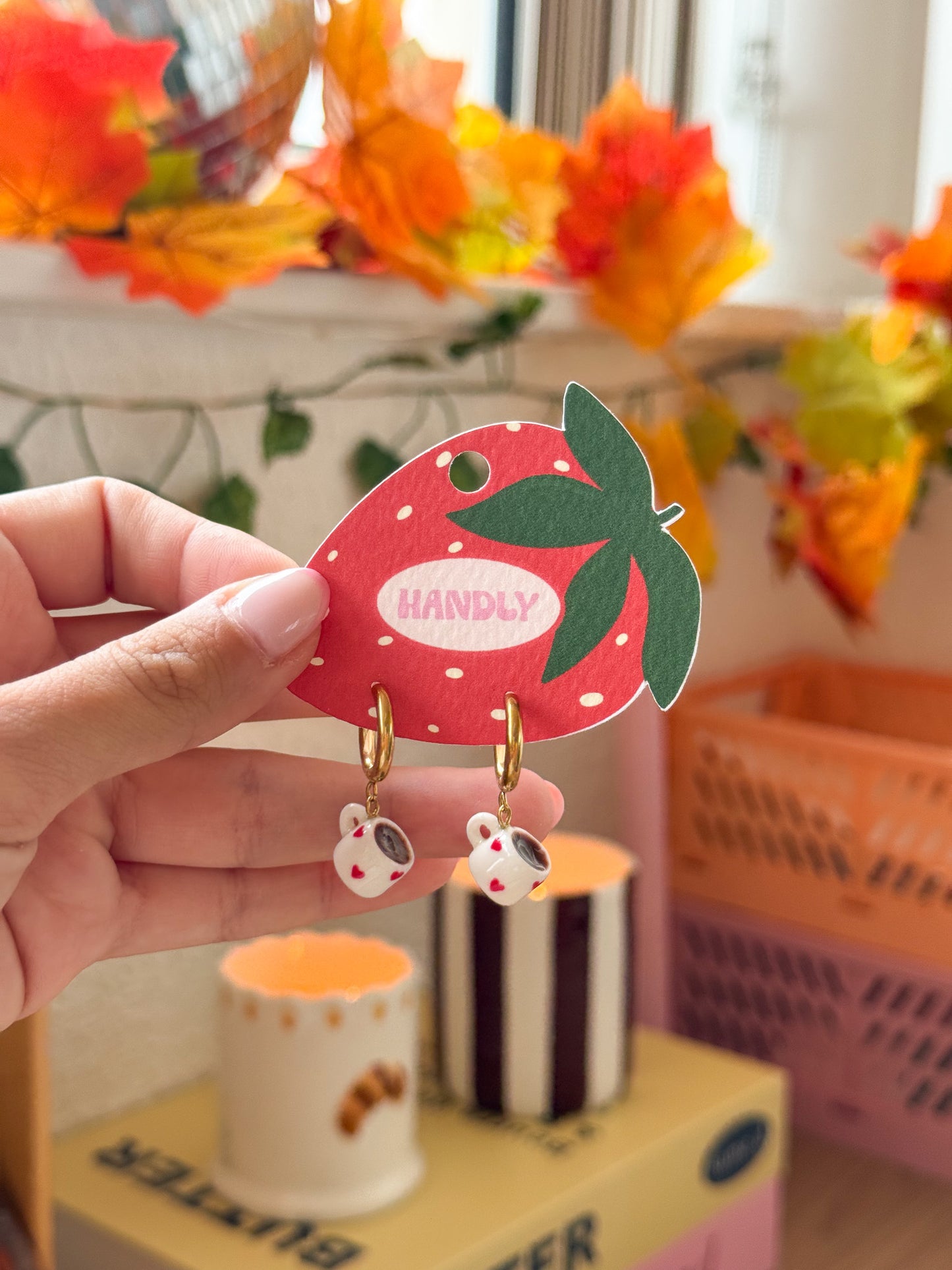 Boucles d'oreille Coffee Lover
