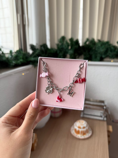 Bracelet argenté Sofia - charms personnalisables