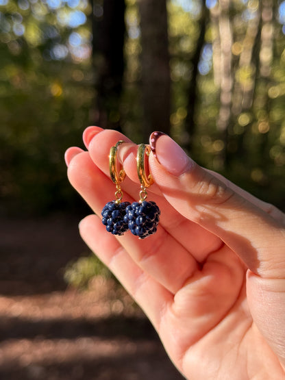 Boucles d'oreilles Mûres