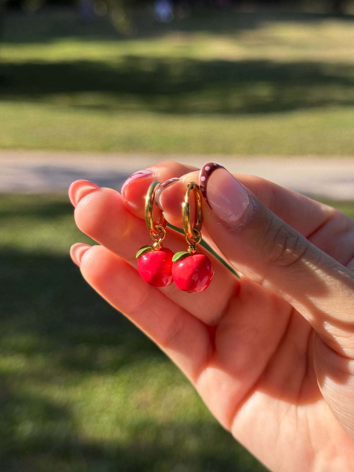 Boucles d'oreilles Pommes