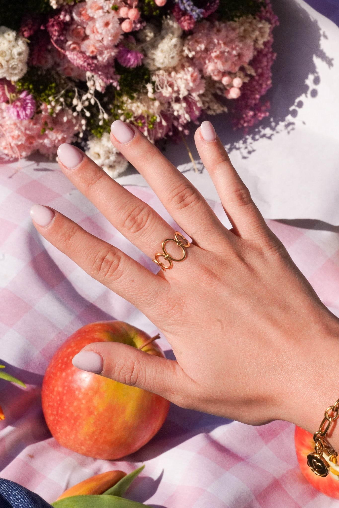 Bague anneaux - Handly atelier