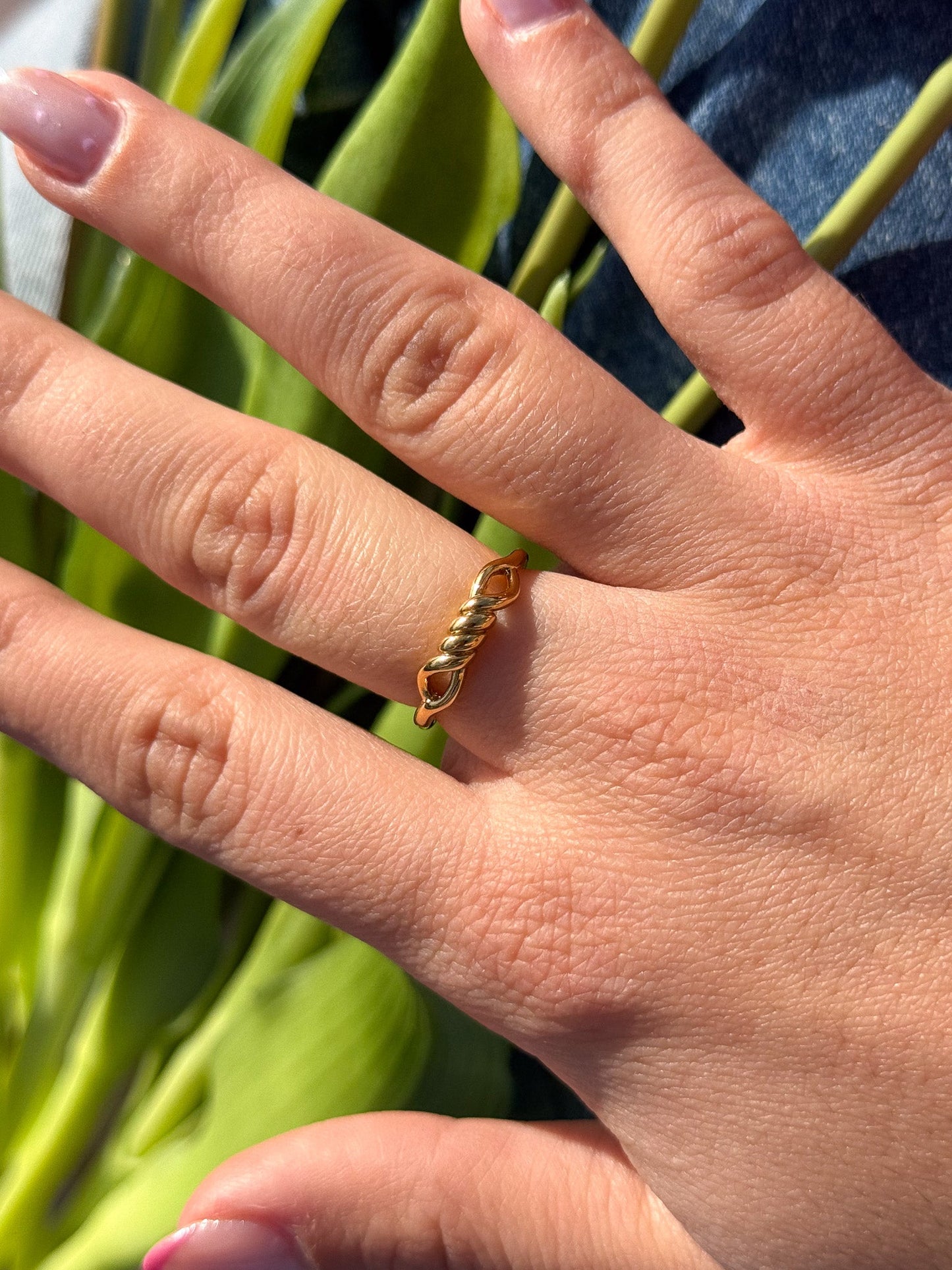 Bague torsadée - Handly atelier