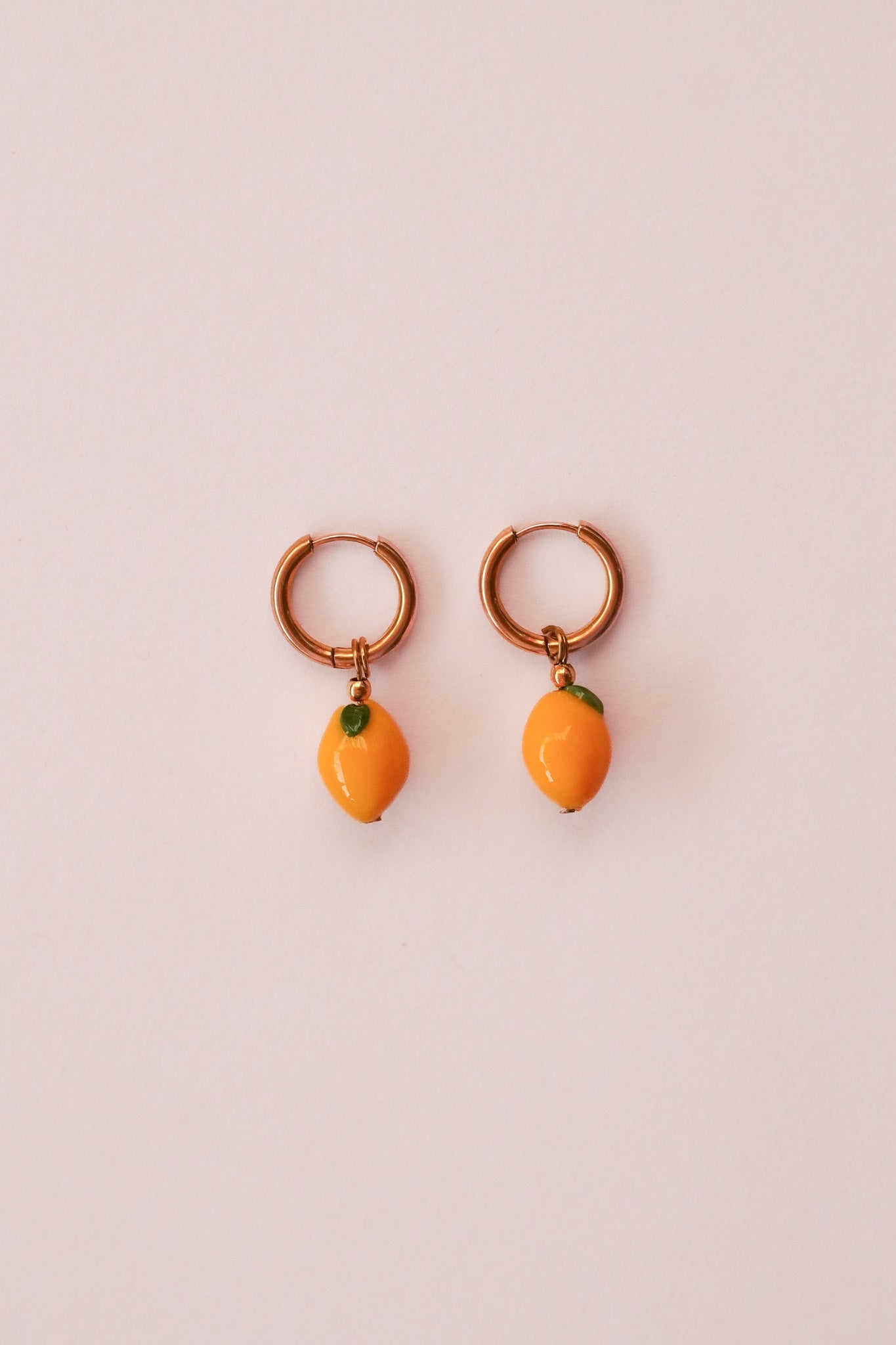 Boucles d'oreilles Citron - Handly atelier