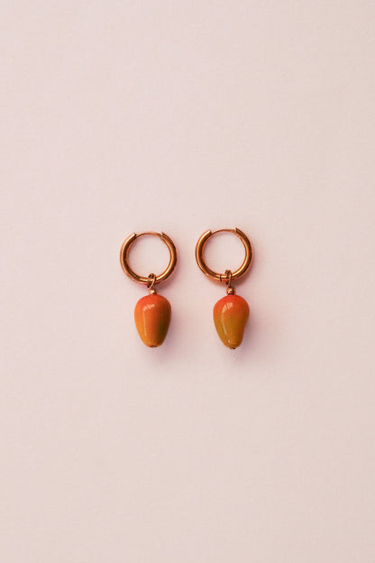 Boucles d'oreilles Mangue - Handly atelier