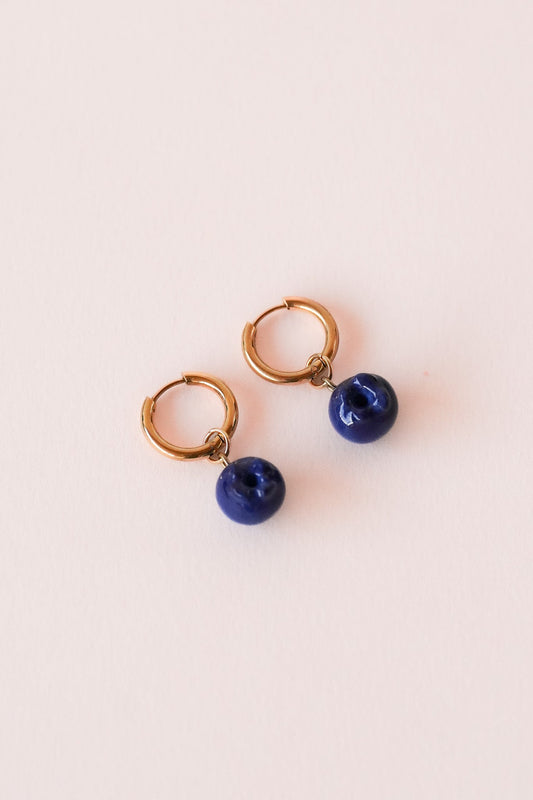 Boucles d'oreilles Myrtille - Handly atelier