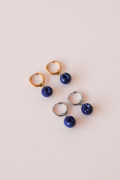 Boucles d'oreilles Myrtille - Handly atelier