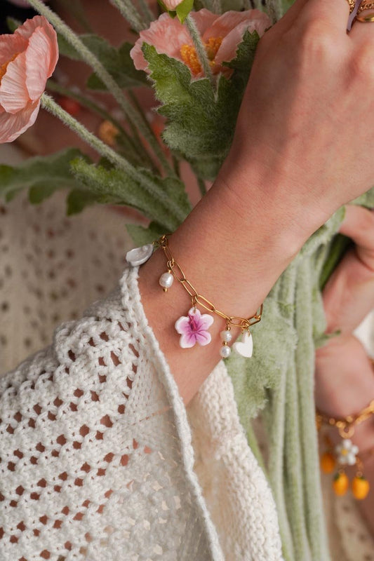 Bracelet Agathe - charms personnalisables - Handly atelier