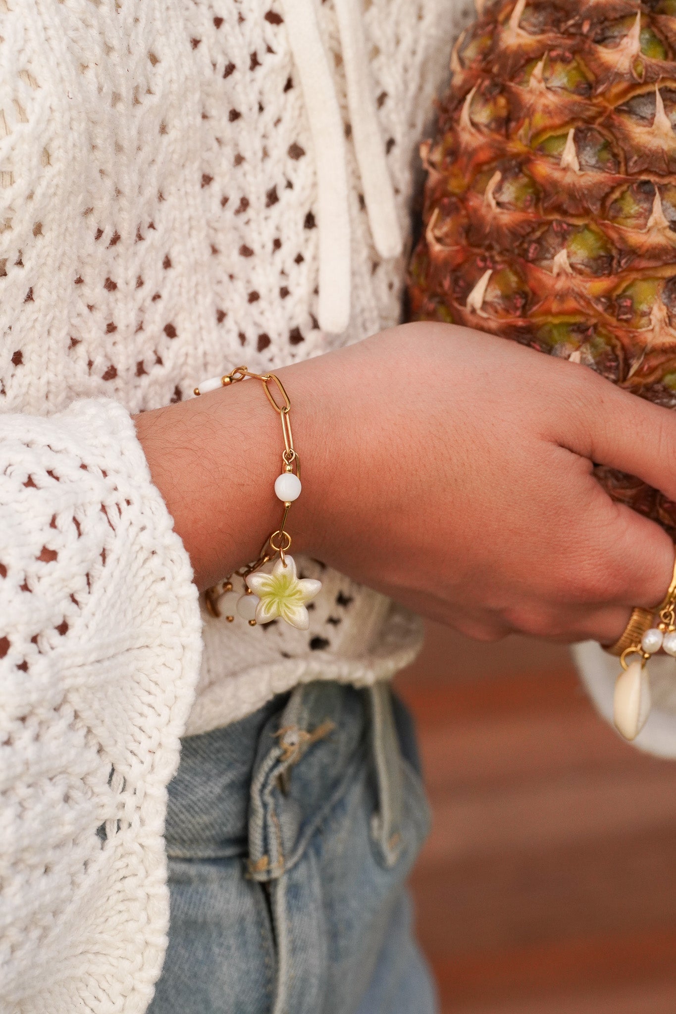 Bracelet tiaré - charms personnalisables - Handly atelier