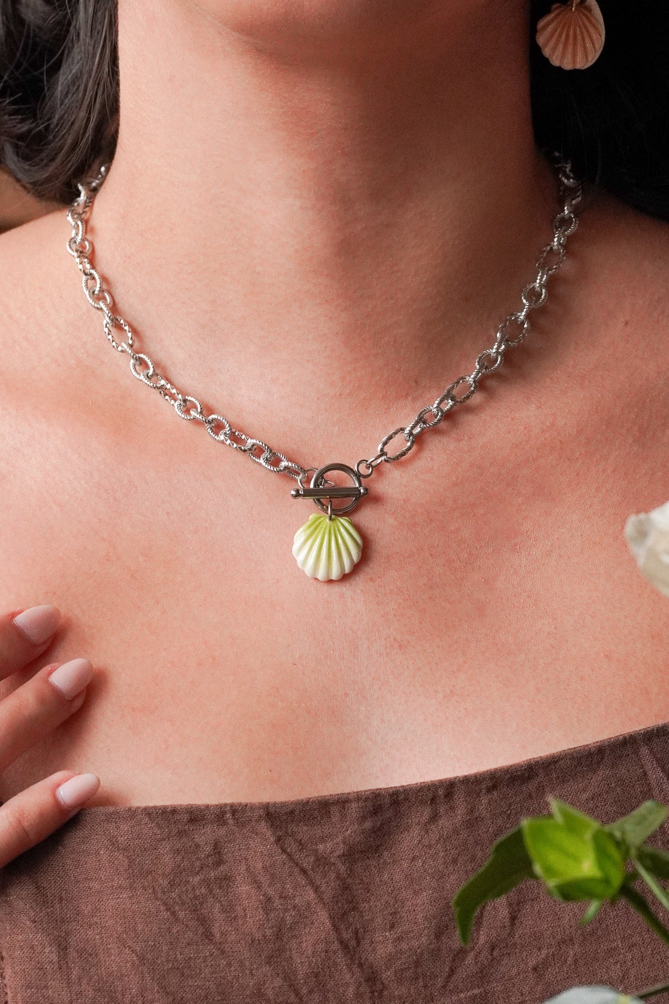 Collier argenté Amélia - charms personnalisables - Handly atelier