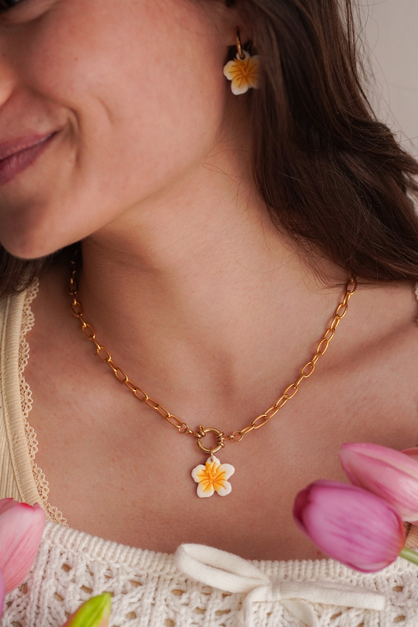 Collier Aria - charms interchangeables - Handly atelier