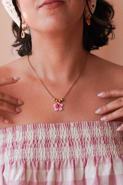 Collier doré Axelle - charms personnalisables - Handly atelier