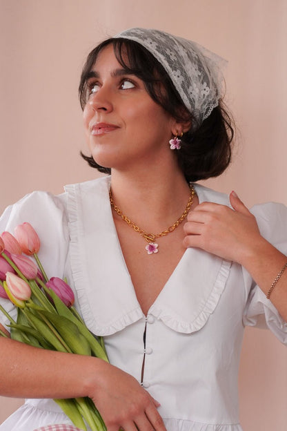 Collier Hibiscus - Handly atelier