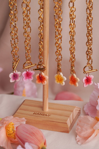 Collier Hibiscus - Handly atelier