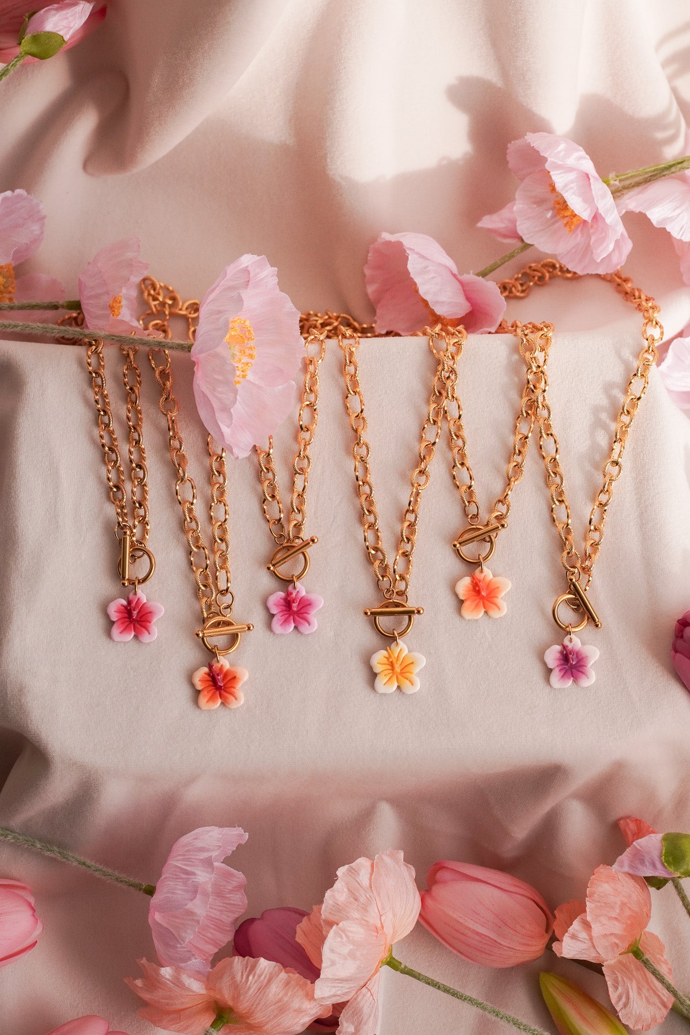 Collier Hibiscus - Handly atelier
