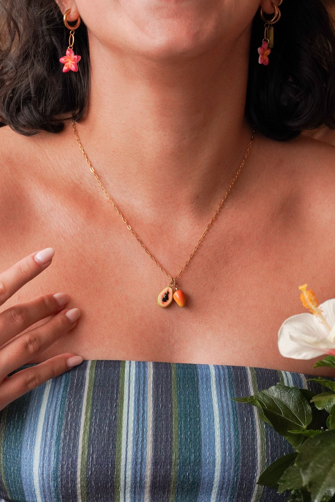 Collier Joséphine - charms personnalisables - Handly atelier