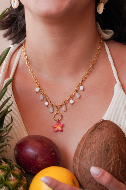 Collier Lauhala - Handly atelier