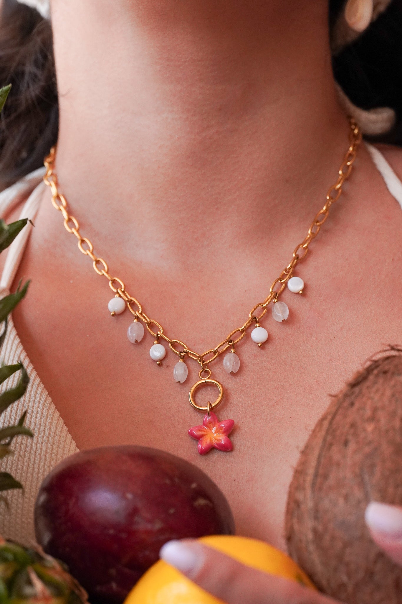 Collier Lauhala - Handly atelier