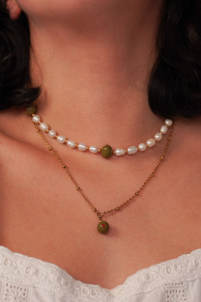 Collier Olive - Handly atelier
