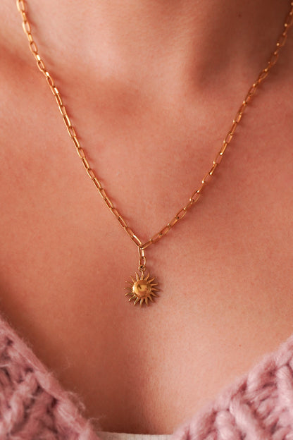 Collier soleil - Handly atelier