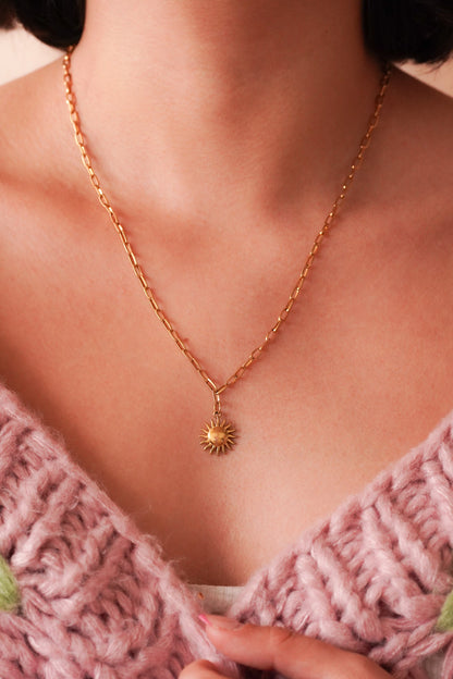 Collier soleil - Handly atelier