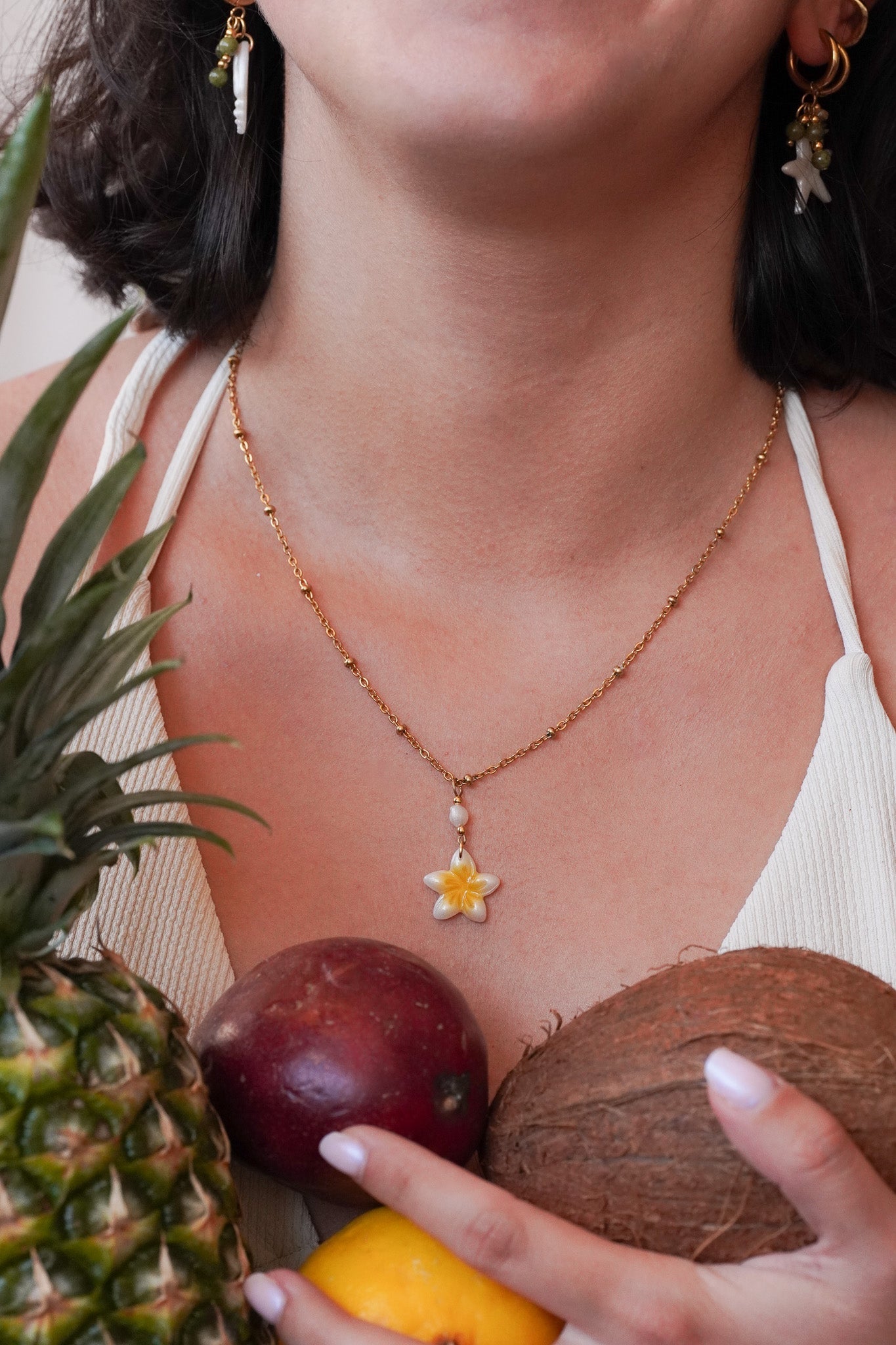 Collier tiaré - charms personnalisables - Handly atelier