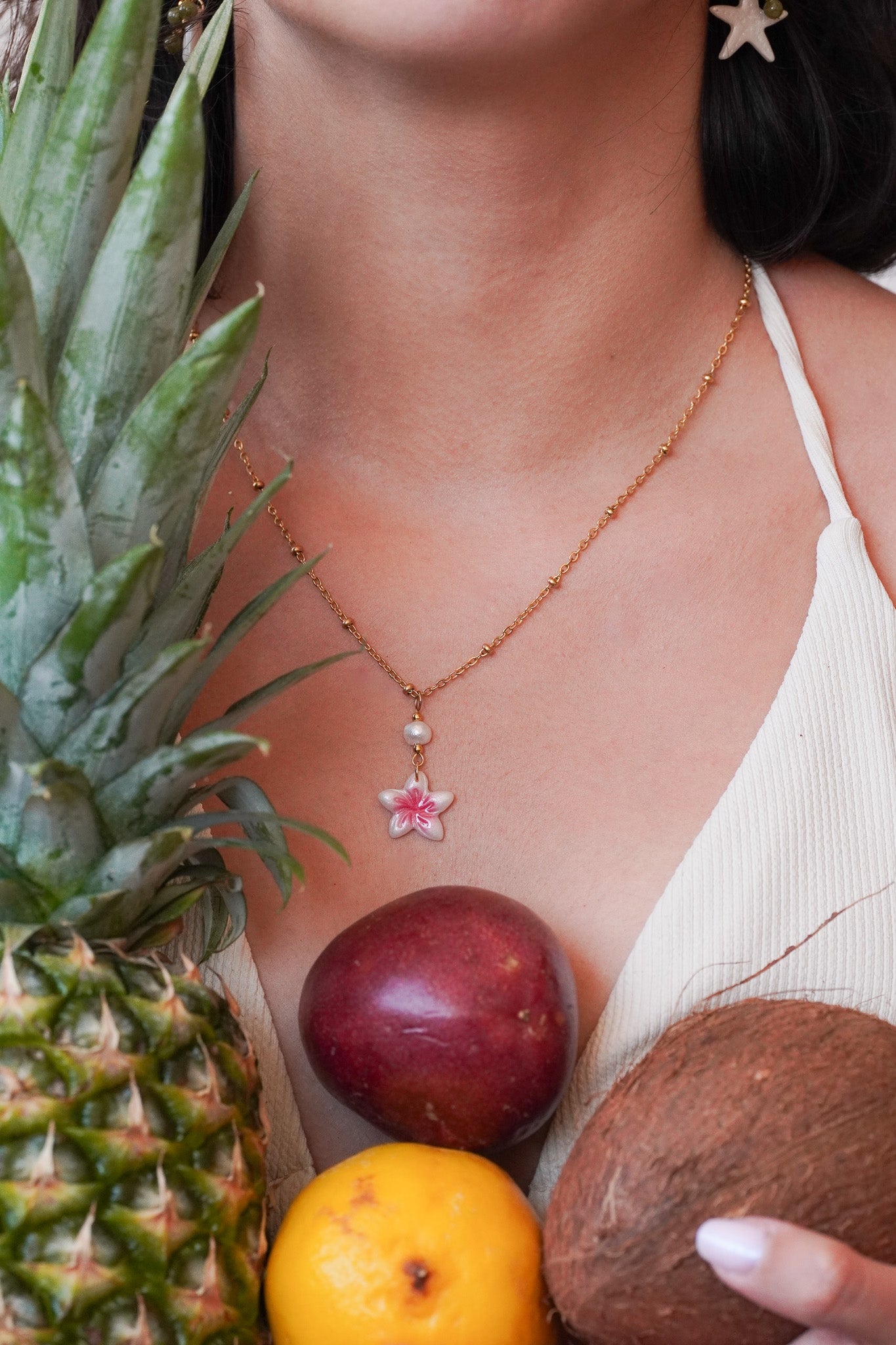 Collier tiaré - charms personnalisables - Handly atelier