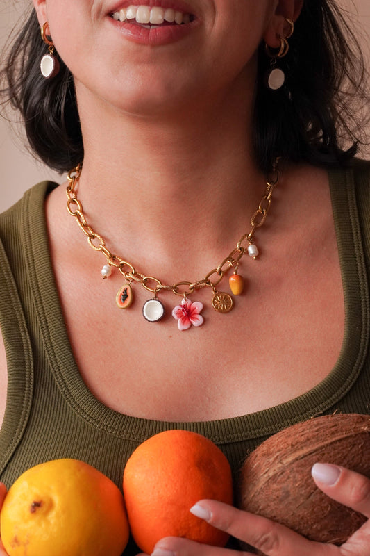 Collier tropical - Handly atelier