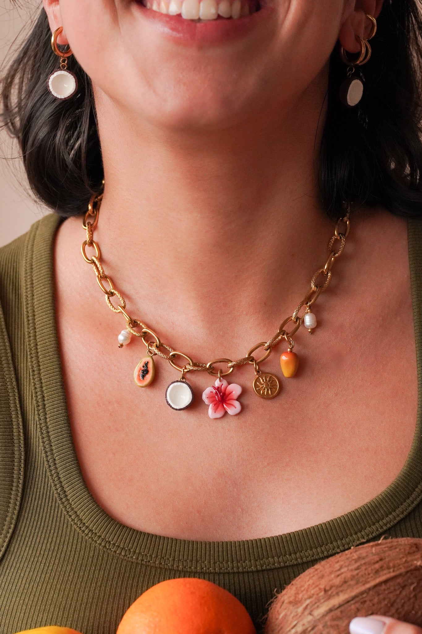 Collier tropical - Handly atelier