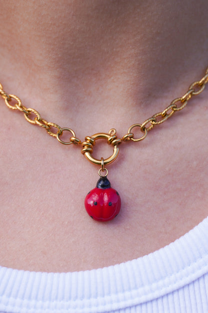 collier coccinelle 