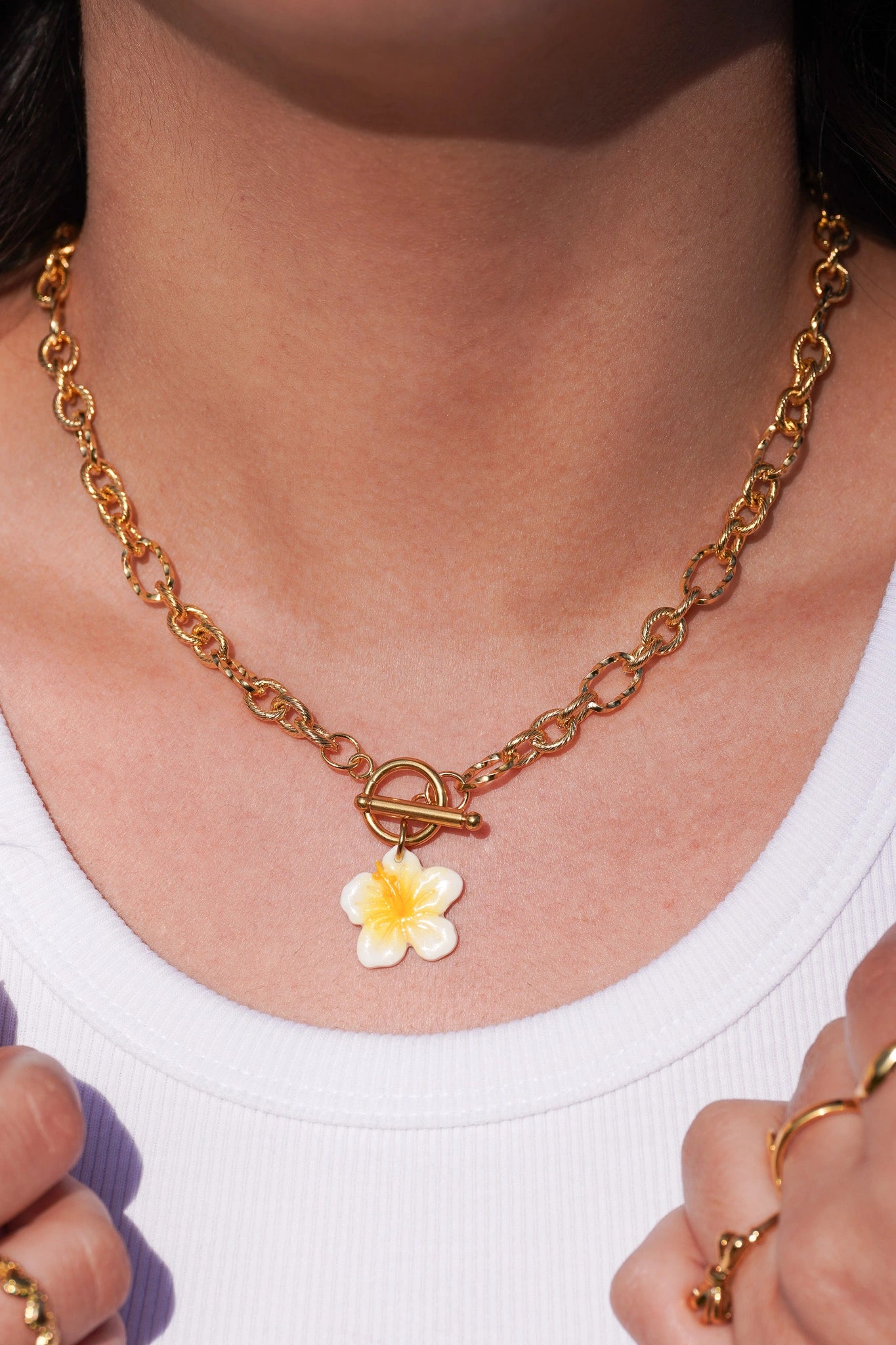 collier fleur