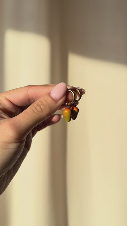 Boucles d'oreilles Mangue